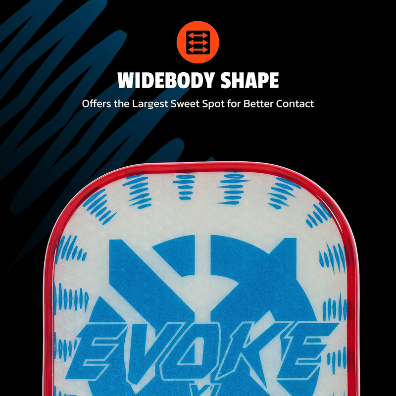 Evoke XL Onix Composite Pickleball Paddle (Blue)