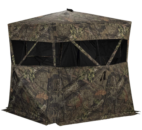 Rhino Blinds Tough R150-MOC 3 Person Outside Game Hunting Ground Blind, Mossy Oak Breakup Country Camouflage