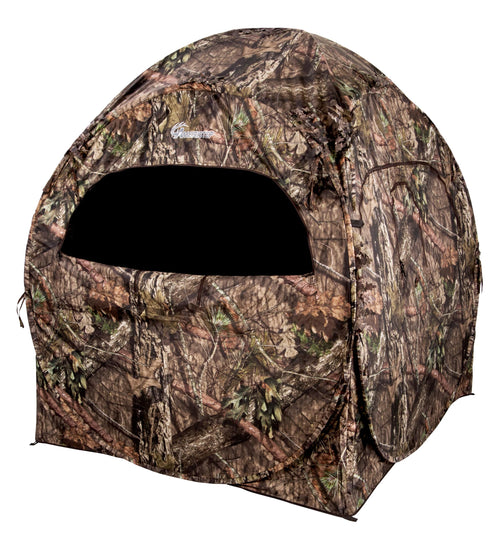 Doghouse Ameristep Run & Gun Hunting Blind | Lightweight 2 Person Ground Blind in Mossy Oak Break-Up Country, One Size