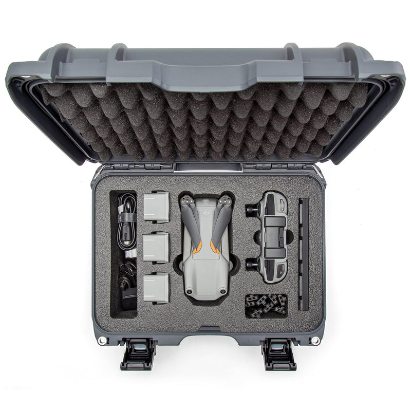 Nanuk Hard Case Waterproof with Foam Insert for DJI Air 2S Fly More Combo - Graphite 915-MAVIA2S7