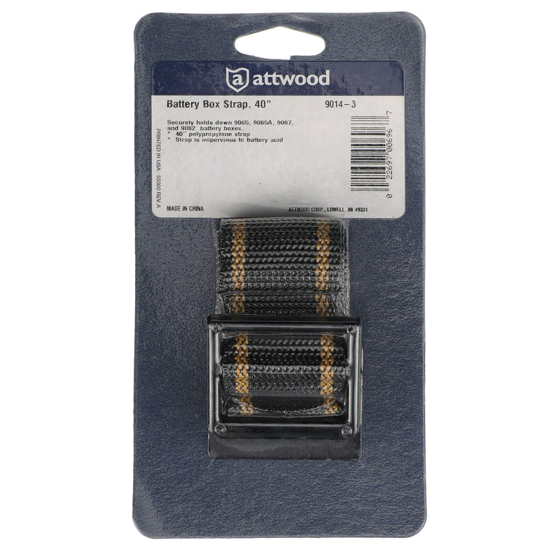 Medium Attwood Battery Box Hold-Down Strap (40-Inch)