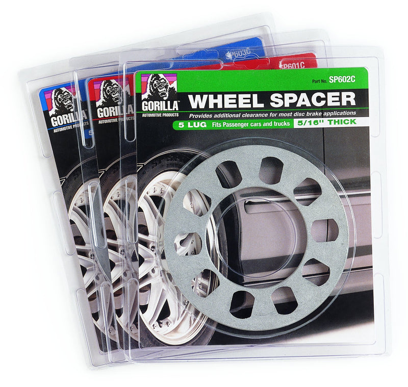 5/16" Thick Gorilla Automotive 5 Hole Wheel Spacers