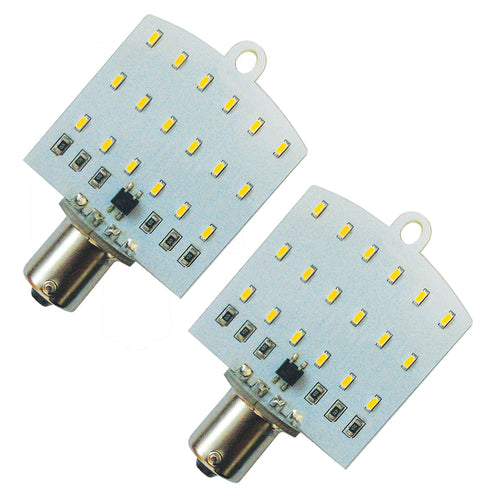 Valterra Products Group by Diamond Group 1141 and 1156 LED Replacement Flat Bulb, Fully Dimmable, 180LUM, 5500K, 0.12A, 20W (2 Pack) - DG72532VP