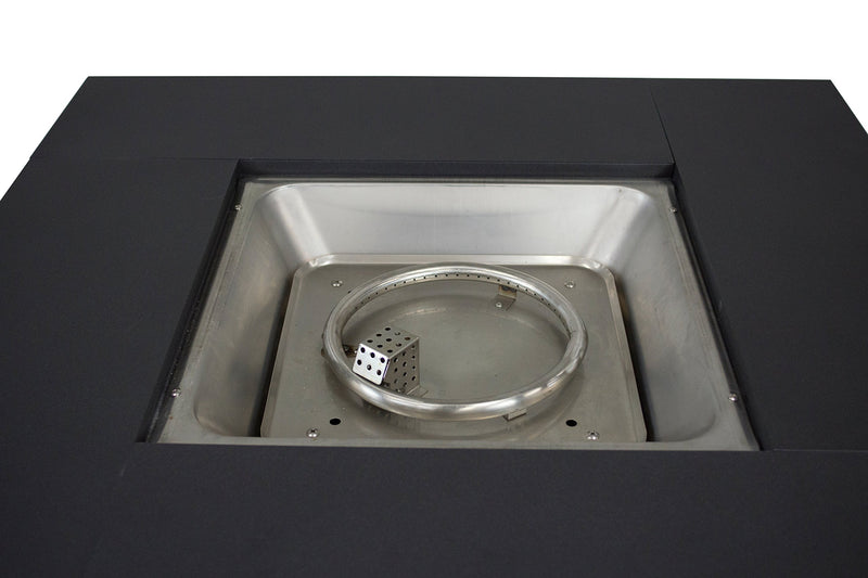 Montreal Square Gas Fire Pit Table, Pleasant Hearth OFG901T, 38"