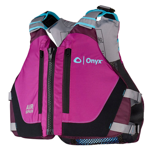 Onyx Breeze Air Span Life Jacket, Purple, XS/SM