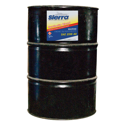 Sierra 18-9440-7 25W-40 Synthetic Blend Engine Oil - 55 Gallon