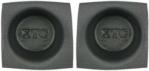 6 1/2 Inch Install Bay Speaker Baffle Round Small Frame Pair -VXT65
