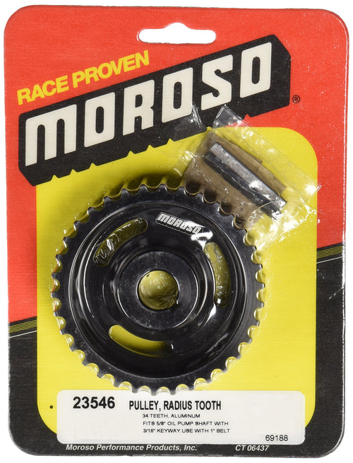 34 Tooth Moroso Dry Sump Oil Pump Pulley