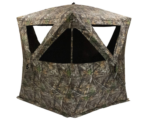 R500-RTE Rhino Blinds 3-4 Person Hunting Ground Blind, Realtree Edge
