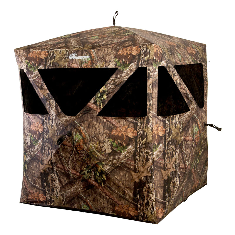 Caretaker Run & Gun Ameristep Hunting Blind | Lightweight 2 Person Ground Blind in Mossy Oak Break-Up Country, One Size