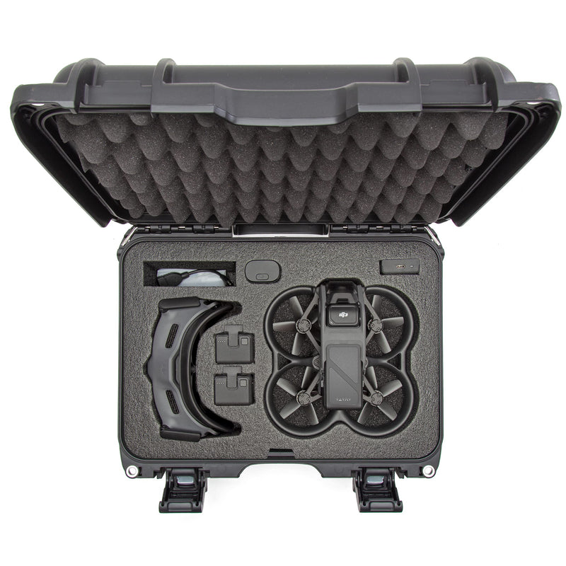 Waterproof Nanuk 915 Hard Case with Foam Insert for DJI Avata FPV Unit, Goggles and Controller - Black (915S-080BK-0A0-C0778)