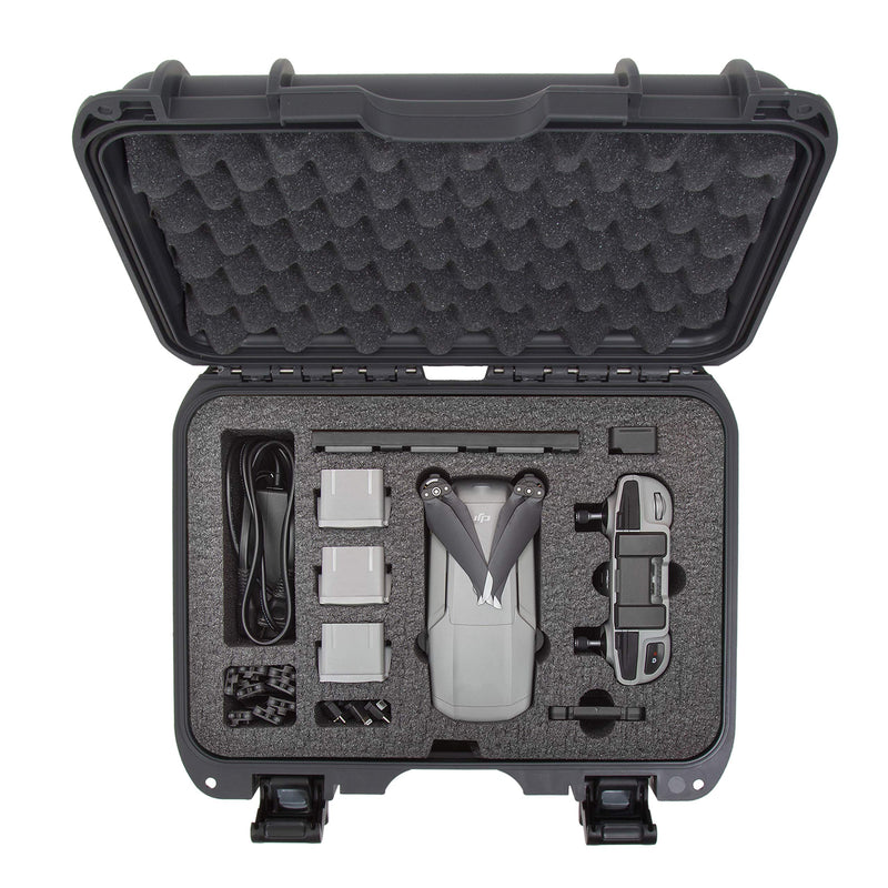 Waterproof Nanuk 915 Hard Case with Foam Insert for DJI Mavic Air 2 - Graphite (915-MAVIA27)