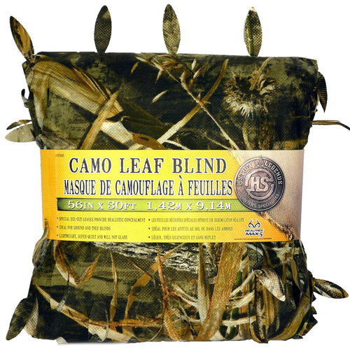 Camo Leaf Blind Material, Hunters Specialties Realtree Advantage Max-5, 56" x 30