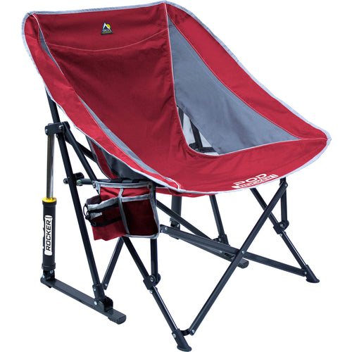 GCI Outdoor Sling-Style Pod Rocker Outdoor Rocking Chair with Beverage Holder & Phone Pocket