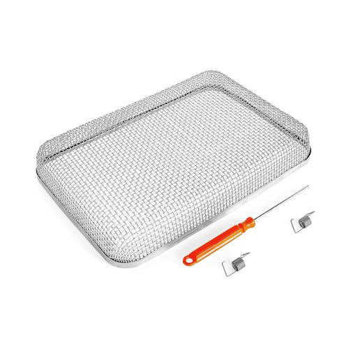 Camco Insect Flying Screen- Protects The Water Heater Vents from Flying Insect Nests, Stainless Steel Mesh, WH 500 -(42145),6" X 8.5" X 1.3", White