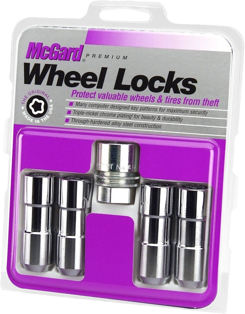 Chrome Cone Seat Wheel Locks MCGARD 24134 (9/16" - 18 Thread Size) - Set of 4