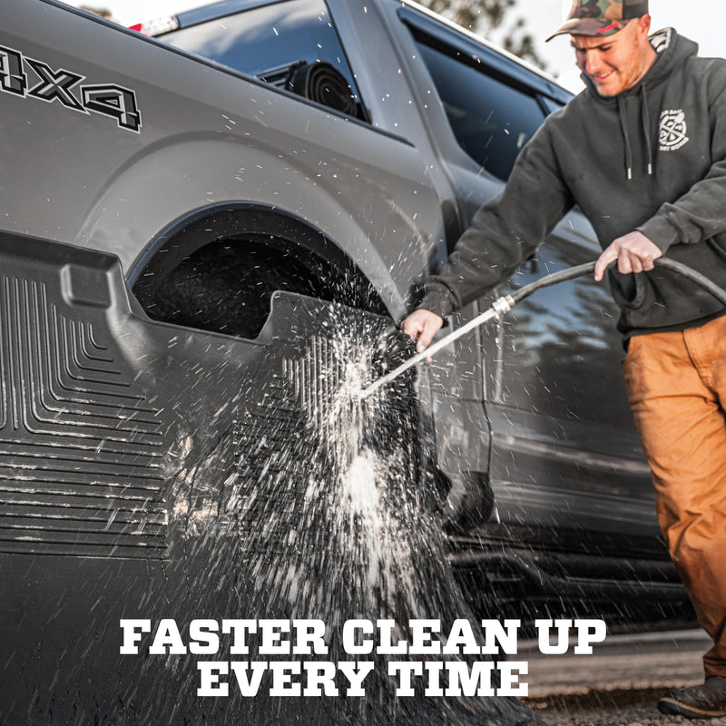 Weatherbeater Husky Liners Floor Mats | Fits 2022-2026 Genesis GV70 | 2nd Row, 1-pc Black - 19751