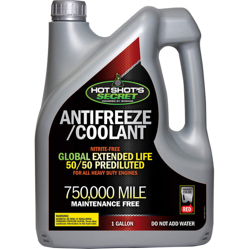 1G750KR Hot Shot's Secret Red Antifreeze, 1 gallon