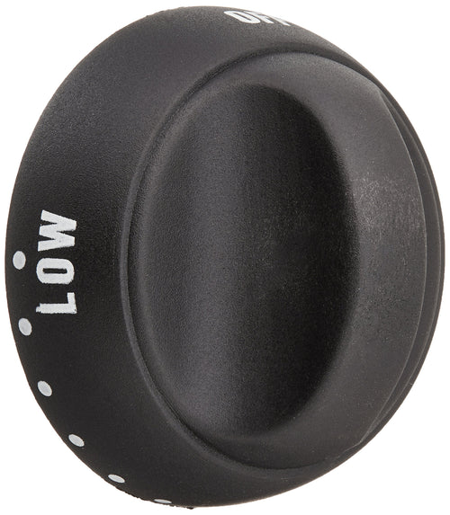 140230 Suburban Stove Control Knob for Cooktop Burners - Black