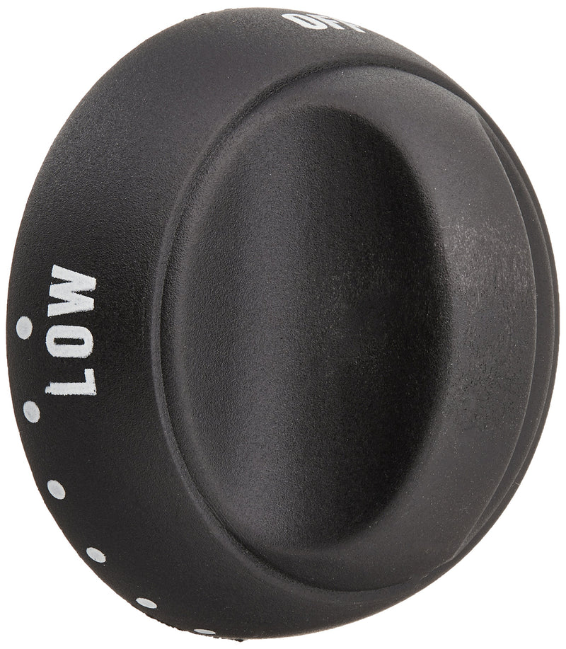 140230 Suburban Stove Control Knob for Cooktop Burners - Black