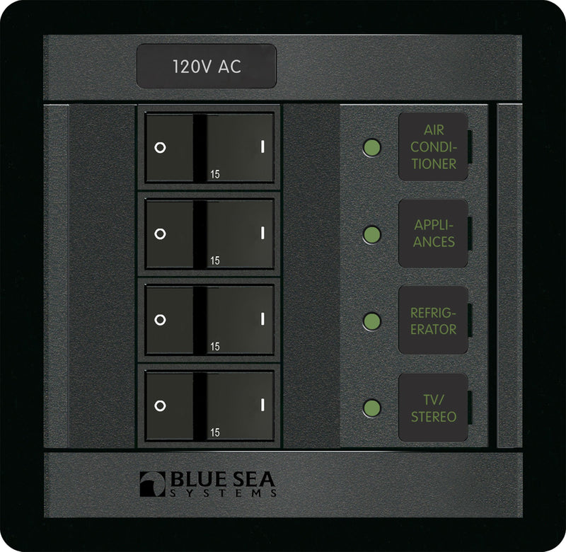 Beige Blue Sea Systems 1210 120 Volt AC 4 Position