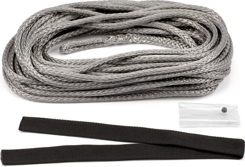 100975 WARN Service Part - Winch Synthetic Rope Replacement Kit, Fits: AXON and VRX Winches - 1/4" x 50'