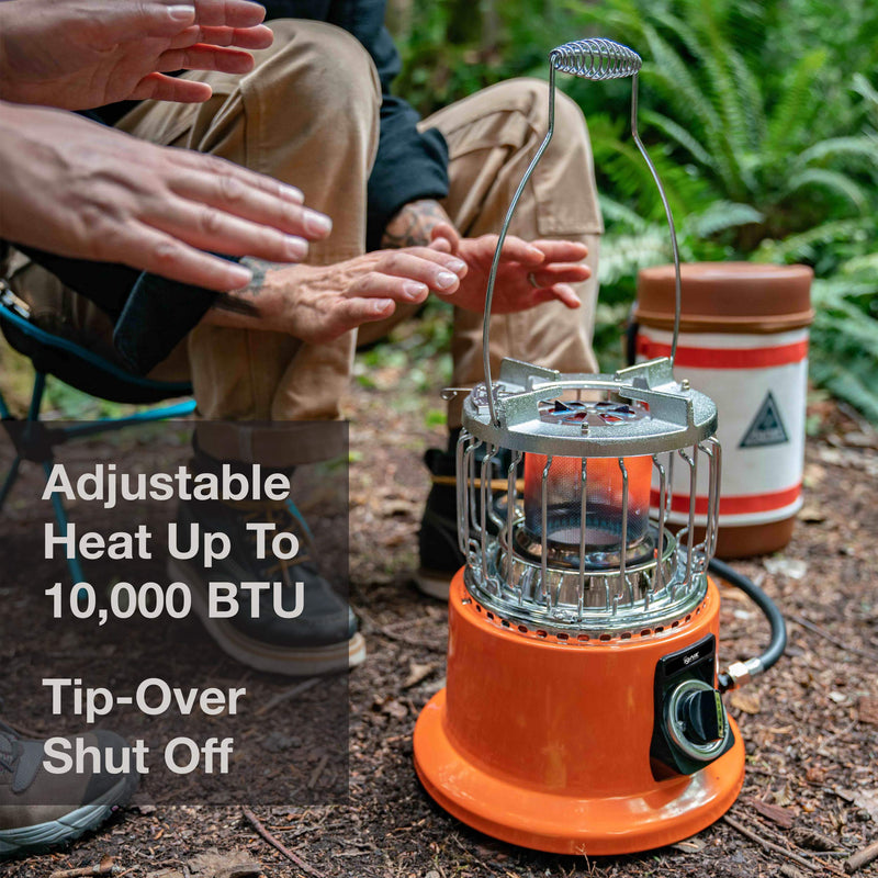 10,000 BTU Ignik Propane Space Heater and Camping Stove