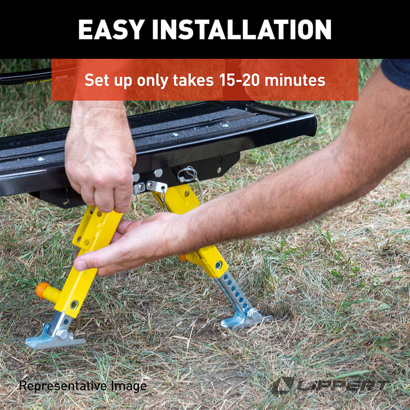 Lippert RV Step Stabilizer Kit Solid Stance for 5th Wheels, Travel Trailers and Motorhomes
