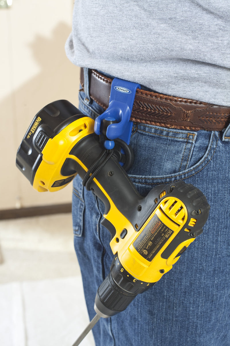 AC58-TL Werner Ladder Tool Lasso with Belt Clip, Blue