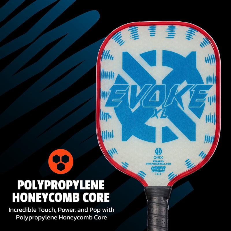 Evoke XL Onix Composite Pickleball Paddle (Blue)