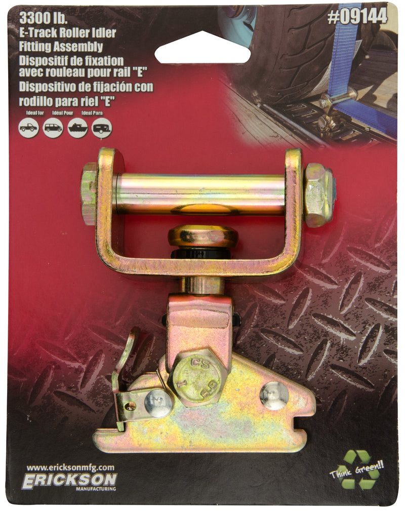 E-Track Roller Idler Fitting Assembly Erickson - 3300 lb. Load Capacity