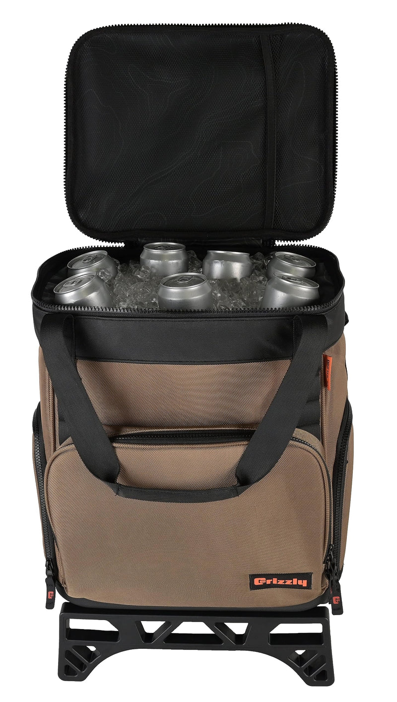 30qt Grizzly FlipTop Cooler with EVA Lid - Tan