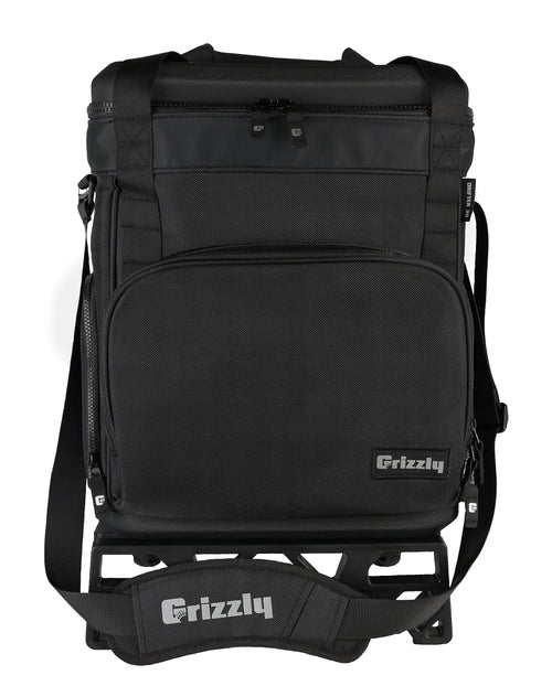 30 Wheeled Grizzly Drifter Soft Sided Cooler | 30 qt Cooler Bag | Ice Chest for Beach Boat Camping Car Fishing Golf Hiking Hunting Lunch | Lightweight Wheeled Portable Insulated Water | Blackout