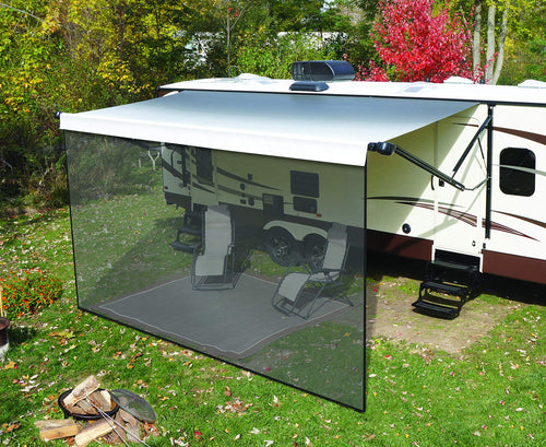 Classic Shade Solera Front Panel for 5th Wheel, Travel Trailer and Motorhome RV Awnings, 6' x 10'