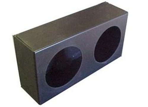 Race Sport RS-503-2 4in Double Round Powder Coated Steel Light Box w/Knockouts Lighting