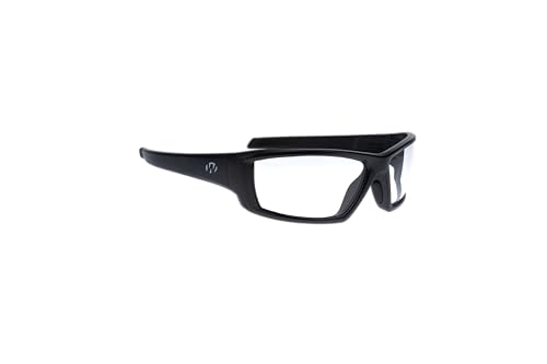 Walker's Vector IKON Full Frame Shooting Glasses | Impact-Resistant Non-Slip Frame Hunting Shooting Eyesight Protection Glasses, Microfiber Lens Cloth & Carry Case Included, Smoke