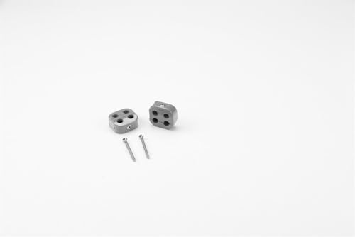 Cluster Wire Smoothie Box SEPARATORS for 7-8mm Plug Wires, 2 4-Place Box Cluster SEPARATORS, Gray