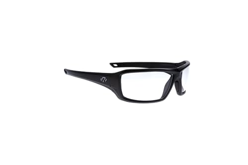 Walker's Full Frame IKON Forge Shooting Glasses | Impact-Resistant Non-Slip Frame Hunting Shooting Eyesight Protection Glasses, Microfiber Lens Cloth & Carry Case Included, Clear
