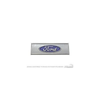 1967-1973 Scott Drake C7ZZ-6513208-T Door Sill Scuff Plate Emblem Blue