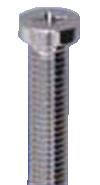 Gorilla CAP SCREWS-Phillips Head 8mm x 1.25 (2-1/2" Length) with Small Flat, H