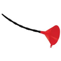 W220 Performance Tool Funnel with 18-Inch Flex Spout, Plastic, Red