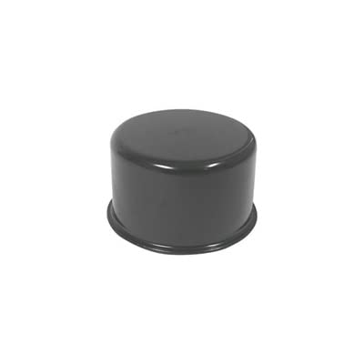 Scott Drake Black Concours Oil Cap Without Tube (Open Emissions) with FoMoCo Script Logo, Compatible with 1964-1966 Ford Mustang, Model C5ZZ-6766-FR