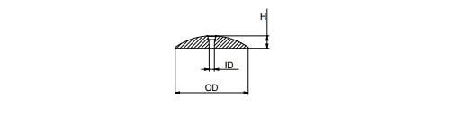 CMR03 Martyr Anodes, Zinc Rudder & Trim Tab Disc Anode with Stainless Steel Allen Head (0.5 H x 3.75 OD x 0.34 ID) – Marine Boat Sacrificial Anode for Saltwater Corrosion Protection