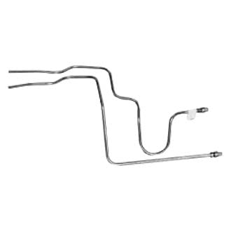 MOL002S Scott Drake Transmission Oil Cooler Lines Stainless Steel V8 C-4