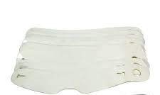RaceQuip Helmet Shield Tear Offs 203218RQP 2mm 12-1/4 in Center to Center Pkg 20