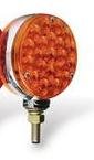 Custer 4" CPL4AA-DC Amber/Amber LED Pedestal Light, 42 LED