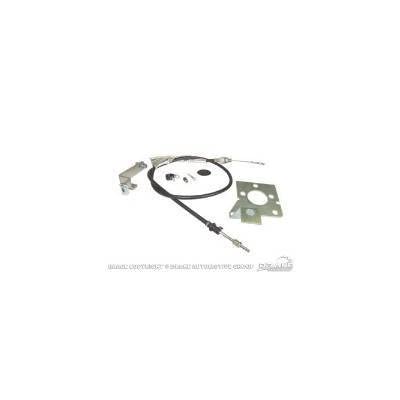 69-70 Clutch Cable Kit Scott Drake T5&Trem (C9ZZ-CCK)
