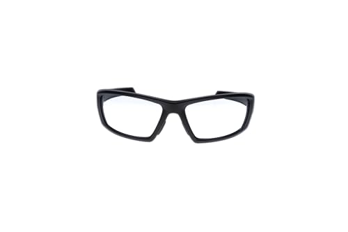 Walker's Vector IKON Full Frame Shooting Glasses | Impact-Resistant Non-Slip Frame Hunting Shooting Eyesight Protection Glasses, Microfiber Lens Cloth & Carry Case Included, Smoke
