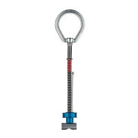 A410000XB Werner 3/4in Toggle Bolt Anchor, 2in Swivel D-Ring, Blue