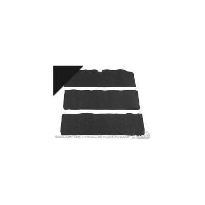FD-65-BK Scott Drake 1965-1968 Fold-Down Seat Carpet Black 80/20